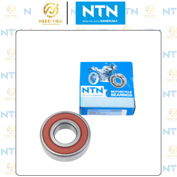 Vòng bi bạc đạn 6204 nhập khẩu chính hãng NTN - Nhật Bản, chất liệu thép cao cấp tinh luyện bền bỉ, giảm ma sát và tiếng ồn, vòng bi dành cho xe máy