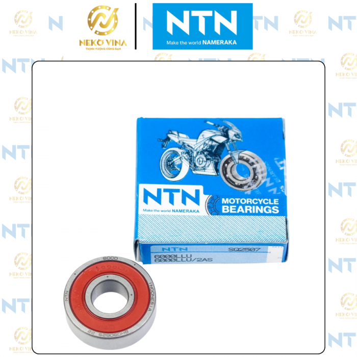 Vòng bi 6000 chính hãng NTN, chất liệu thép cao cấp tinh luyện bền bỉ, giảm ma sát và tiếng ồn, vòng bi bạc đạn nhập khẩu Nhật Bản dành cho xe máy Honda, Yamaha