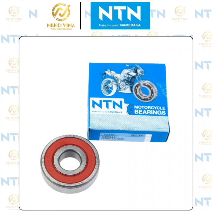 Vòng bi bạc đạn 6302 nhập khẩu chính hãng NTN - Nhật Bản, chất liệu thép cao cấp tinh luyện bền bỉ, giảm ma sát và tiếng ồn, vòng bi dành cho xe máy